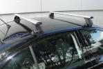 Багажник LUX  на а/м с гладкой крышей с аэродинамическами  дугами.
